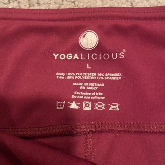 Yogalicious Yoga Pants Size Large - Picture 4 of 8